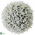 Baby's Breath Kissing Ball - White - Pack of 2