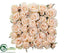 Silk Plants Direct Rose Tile - Peach Cream - Pack of 2
