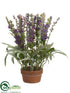 Silk Plants Direct Lavender - Lavender - Pack of 4