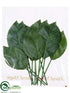 Silk Plants Direct Rose Leaves Corsage - Green - Pack of 24