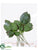 Silk Plants Direct Rose Leaves Corsage - Green Burgundy - Pack of 24