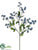 Double Baby's Breath Spray - Blue Delphinium - Pack of 24