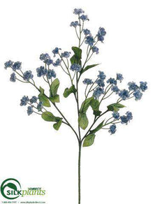 Double Baby's Breath Spray - Blue Delphinium - Pack of 24