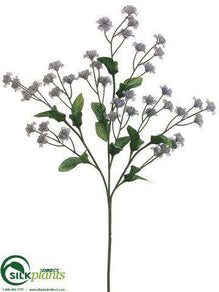 Double Baby's Breath Spray - Blue Delphinium Blue Royal Blue Williamsburg - Pack of 24