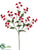 Double Baby's Breath Spray - Red - Pack of 24