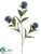 Flower Spray - Blue Williamsburg - Pack of 12