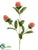 Flower Spray - Blue Williamsburg Peach Sherbet - Pack of 12