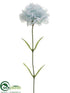 Silk Plants Direct Large Carnation Spray - Blue Baby - Pack of 24