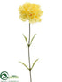 Silk Plants Direct Large Carnation Spray - Yellow - Pack of 24