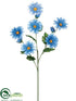 Silk Plants Direct Daisy Spray - Blue Delphinium - Pack of 12