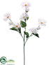 Silk Plants Direct Daisy Spray - White - Pack of 12