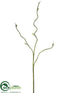 Silk Plants Direct Curly Willow Spray - Green - Pack of 12