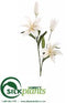 Silk Plants Direct Tiger Lily Spray - Ivory - Pack of 12