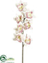 Silk Plants Direct Cymbidium Orchid Spray - Peach Cream - Pack of 24