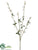 Plum Blossom Spray - White - Pack of 24