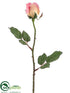 Silk Plants Direct Large Rose Bud Spray - Pink - Pack of 24