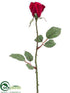 Silk Plants Direct Large Rose Bud Spray - Red - Pack of 24