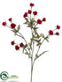 Silk Plants Direct Rose Spray - Cream White - Pack of 12