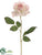Rose Spray - Cream White Lavender Two Tone Mauve Dusty Mauve Two Tone Peach Bridal - Pack of 12