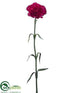Silk Plants Direct Carnation Spray - Fuchsia - Pack of 12