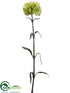 Silk Plants Direct Carnation Spray - Green - Pack of 12