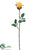 Silk Plants Direct Rose Bud Spray - Yellow Gold - Pack of 12