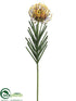 Silk Plants Direct Needle Protea Spray - Rust - Pack of 12