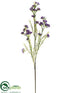 Silk Plants Direct Wax Flower Spray - Purple Two Tone - Pack of 12