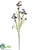 Wax Flower Spray - Purple Two Tone - Pack of 12