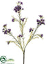 Silk Plants Direct Wax Flower Spray - Purple - Pack of 12