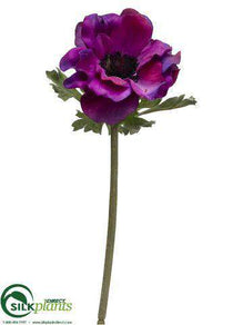 Anemone Spray - Purple - Pack of 12