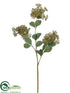 Silk Plants Direct Achillea Spray - Moss Green - Pack of 12