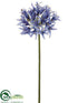 Silk Plants Direct Large Agapanthus Spray - Lavender - Pack of 12