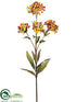Silk Plants Direct Honey Berry Spray - Mustard Brown - Pack of 12