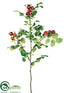 Silk Plants Direct Rose Hip Spray - Red - Pack of 12