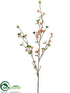 Silk Plants Direct Spring Berry Spray - Orange Gold - Pack of 12