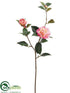 Silk Plants Direct Camellia Spray - Pink Two Tone - Pack of 12