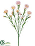 Silk Plants Direct Carnation Spray - Pink - Pack of 24