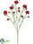 Carnation Spray - Red - Pack of 24