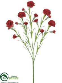 Carnation Spray - Red - Pack of 24