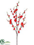 Silk Plants Direct Cherry Blossom Spray - Cerise Red - Pack of 12