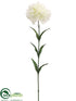 Silk Plants Direct Carnation Spray - White - Pack of 12