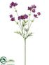 Silk Plants Direct Cosmos Spray - Purple - Pack of 12