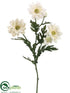 Silk Plants Direct Wild Daisy Spray - White - Pack of 12