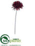 Silk Plants Direct Gerbera Daisy Spray - Burgundy - Pack of 12