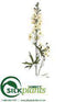 Silk Plants Direct Delphinium Spray - Beige - Pack of 12