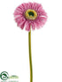 Silk Plants Direct Gerbera Daisy Spray - Lavender Light - Pack of 24