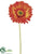 Large Gerbera Daisy Spray - Rust Orange - Pack of 12