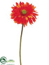 Silk Plants Direct Gerbera Daisy Spray - Orange - Pack of 12