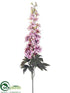 Silk Plants Direct Delphinium Spray - Lavender Plum - Pack of 12